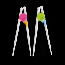 1Pcs Random Color Children Kids Training Helper Learning Easy Use Beginner Chopsticks Length 16.5cm 2024 - buy cheap