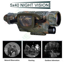 BOBLOV 5X40 Digital Infrared Night Vision Goggle Monocular 200m Range Video DVR Imagers for Hunting Camera Device 2024 - buy cheap
