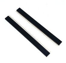 100PCS 2.54mm 40 Pin Stright Female Single Row Pin Header Strip PCB Connector 2024 - buy cheap