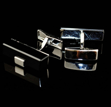 Free shipping Opal Cufflinks black color classic design hotsale copper material cufflinks whoelsale&retail 2024 - buy cheap