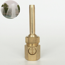 1Pcs Adjustable Jet Straight Multi Direction Brass Fountain Nozzles Water Fountain Head 2024 - buy cheap