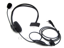 2 Pin PTT Microphone Mic Headphone Headset for Kenwood Baofeng UV-5R UV5R GT-3 BF-888S Walkie Talkie CB Radio UV-5RA Plus UV-6R 2024 - buy cheap
