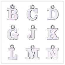 Skyrim 26 Letters Charms Jewelry Making Findings Alphabet Zinc Alloy Pendant for DIY Necklace Bracelet A B C D E F G H I J K L M 2024 - buy cheap