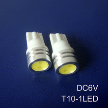 High quality 1w 6.3v led pilot lamp T10 w5w 194 168 car bulb COB LED,6.3v led indicator lights free shipping 10pcs/lot 2024 - buy cheap