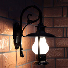 Luminária de parede ao ar livre, à prova d'água, lâmpada vintage, jardim, corredor, lâmpada vinícola 2024 - compre barato