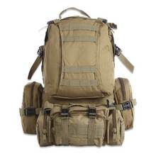 50L tactical backpack men waterproof 4 in 1 molle military bag rucksack sports bags for outdoor climbing hiking camping travel 2024 - buy cheap