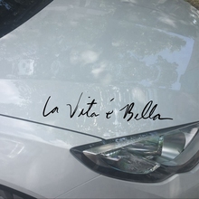 French language version Car Styling Stickers Life is Beautiful Car Stickers Vinyl Decal Accessories 2024 - buy cheap