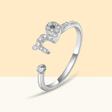 Everfast 1Pc High Quality Zircon Ring,Adjustable Capricorn Star Constellation Rings Korean Style Birthday Gift For Love Venus 2024 - buy cheap