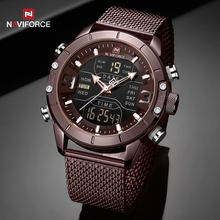 NAVIFORCE Top Luxury Brand Watch Men Waterproof Quartz Sport Wrist Watch Military Style Mens Analog Digital Watches reloj hombre 2024 - buy cheap