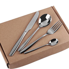 Tenedor occidental de acero inoxidable para cena, cuchara, cuchillo, tenedores, cucharas, juego de cubiertos 2024 - compra barato