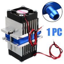 Kit de mini ar condicionado termoelétrico com ventilador, faça você mesmo, sistema de refrigeração semicondutor 2024 - compre barato
