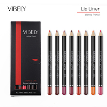 12pcs\Set Pro Multi-functional Lipliner Pencil Long Lasting Waterproof Lip Eye Brow Cosmetic Makeup Colorful Lip Liner Pens 2024 - buy cheap