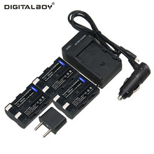 Digitalboy 3 шт. 1800 мАч Батарея + Зарядное устройство np-400 NP 400 NP400 Перезаряжаемые Батареи для камеры для Minolta DiMAGE 2024 - купить недорого