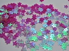 free shipping 2000 pcs Sewing Wedding Hot Pink AB 10mm Flowers Loose sequins Paillettes Craft diy Accessories 2024 - buy cheap