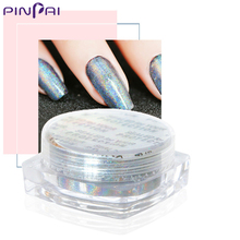 PinPai-Polvo de pavo real para uñas efecto arcoiris arte láser en uñas, pigmento en polvo DIY y salón, purpurina brillante para manicura, polvo de belleza 2024 - compra barato