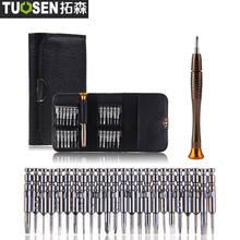 TUOSEN 25 in 1 Torx Precision Screwdriver Bits Repair Tool Set For iPhone Cellphone Tablet PC Torx Screwdriver Repair Tool Set 2024 - buy cheap