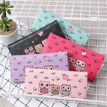 Women Wallets Cute Owl Lady Coin Purse Long Short Style Money Bags Clutch Woman Wallet Cards ID Holder Purses Bag Burse Notecase 2024 - buy cheap