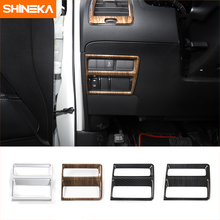 Shineka melhores vendas interruptor de luz cabeça do carro decorativo capa quadro guarnição para nissan patrol 2017 abs acessórios do carro 2024 - compre barato