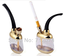 Acrylic Smoking Water Pipe Shisha Hookah Bicirculation Filter Cigarette Tobacco Holder Smoking Accessories Tube Pipes ZB-501 2024 - buy cheap