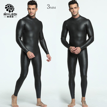 Roupa de mergulho masculina 3mm, conjunto de roupa de mergulho profissional triatlo ultra elástica cr + pele à prova de frio 2024 - compre barato