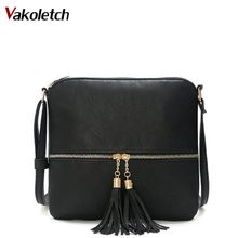Small Tassel Shoulder Bags Crossbody Black Clutch Purse and Handbag Casual Small Bag for Women Messenger Bags for Women KL605 2024 - buy cheap