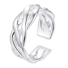 Спиральное открытое красивое серебряное кольцо, серебряное модное Ювелирное кольцо для женщин и мужчин,/MUFSKARD IASJHIHH 2024 - купить недорого