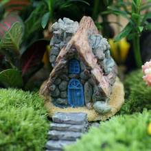 Stone House Fairy Garden Miniature Craft Micro Cottage Landscape Home Decor For DIY Resin Crafts Decoracao Casa  LBShipping 2024 - buy cheap