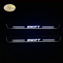 Sncn-placa de soleira de porta com led, para suzuki, swift led, luz móvel, pedal de fora, luzes de boas-vindas 2024 - compre barato