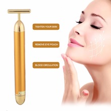 new New Arrival 1 Set Energy Beauty Bar Slim Face Massage Tool T Shape Facial Vibration Massager Stick Lift Skin Tightening 2024 - buy cheap