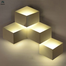 Lámpara Led de pared de Metal moderna Irregular, lámpara de iluminación Led para sala de estar, lámpara Led decorativa para pared 2024 - compra barato