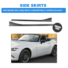 Carbon Fiber Auto Side Skirts Aprons Chin Kit Guard for Mazda MX 5 ND Miata Convertible GS GT GX 2 Door 16-17 Car Styling 2024 - buy cheap