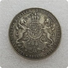 Германия 1854-B,1855-B 2 thaler COPY 2024 - купить недорого