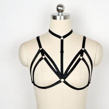 sexy women underwear harness bra strap erotic cinta liga sexy fantasia harajuku gothic bondage black body cage 2024 - buy cheap