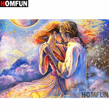 HOMFUN Full Square/Round Drill 5D DIY Diamond Painting "Cartoon couple" Embroidery Cross Stitch 5D Home Decor Gift A14880 2024 - buy cheap