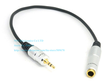 Audio Aux 6.35mm 1/4" Female to 3.5mm 1/8" Male Stereo Headphone Plug Adapter Converter Cable 30CM/Free shipping/12PCS 2024 - buy cheap