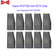 Keyecu chip pcf7930as, transponder com chip id73 de 10 peças para chave do carro (pode substituir pcf7930as) 2024 - compre barato