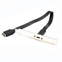 30 см USB 3,1 Передняя панель заголовка типа E штекер USB-C типа C Женская материнская плата расширительный кабель соединительный провод 2024 - купить недорого