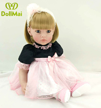 Bebe Princess Reborn Baby Dolls 24'' vinyl Silicone reborn Baby Dolls  toddler time dolls for child gift bebe realistic reborn 2024 - buy cheap