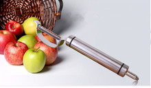 1 шт. инструмент для чистки фруктов, овощей из нержавеющей стали, металлический нож для моркови, слайсер, кухонные гаджеты для овощей, приготовления пищи PJ 007 2024 - купить недорого
