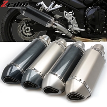 Универсальная 51 мм выхлопная труба мотоцикла для Honda CRF 450R 250R 150R 250X 450X 230F 250L/M KAWASAKI 500 KX 450 KL для Z900 Z650 2024 - купить недорого