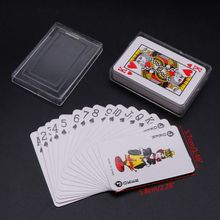 1set Texas Hold'em Mini Poker Home Decoration Travel Portable Playing Card Board Game 2024 - buy cheap