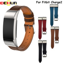 Genuine Leather Strap for Fitbit Charge2 Smart Wristband Bracelets Replacement Watch Strap For Fitbit Charge 2 Smart Band 2024 - buy cheap