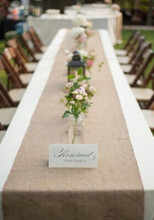 Rustic Burlap Hessian Table Runner Natural Jute Wedding Table Decoration 2024 - buy cheap