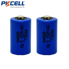 Pkcell-2 baterias de lítio cr 14250, kit com 2 peças de baterias aa/3v e 1/2 mah 2024 - compre barato