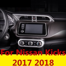 Painel de navegação para o interior do carro, ar condicionado, tampa decorativa, guarnição, acessórios para nissan uv 2017 2018 2024 - compre barato