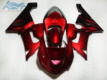 Custom full Motorcycle fairings kit for KAWASAKI Ninja ZX 6R 2005 2006 ABS plastic fairing kits ZX6R ZX 636 05 06 dark red parts 2024 - compre barato