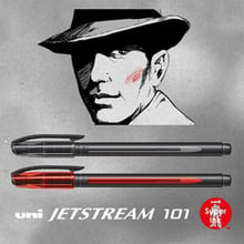 Jetstream-Bolígrafo suave de SX-101, suministros de escritura para estudiantes, oficina, Japón, Uni, 2 uds. 2024 - compra barato