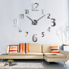 Sell Well Big Wall Clock Modern design Acrylic Mirror Clocks  Diy 3d Stickers  Decorative Quartz Watch Study Room 2024 - buy cheap