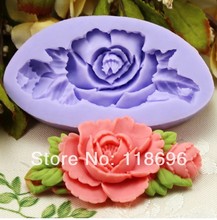 Free shipping flowers chocolate mold fondant Cake decoration molds100% Food grade material No.si382 2024 - buy cheap