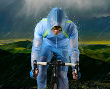 Chubasquero para deportes al aire libre para hombre y mujer, pantalones impermeables transparentes para montar en bicicleta, capa de chuva 2024 - compra barato